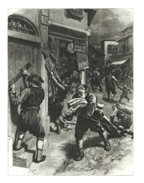 Massaker und Plünderung der Armenier in Konstantinopel, 1895 - (Ref-Nr. img002)