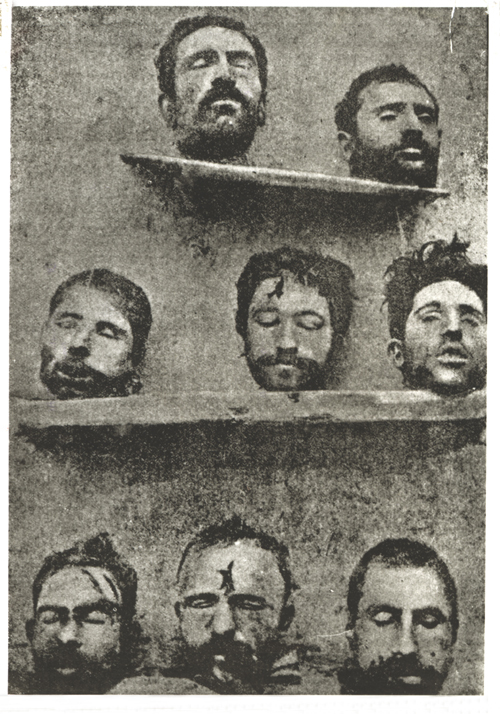 Die Köpfe hingerichteter Armenier - (Ref-Nr. img011)