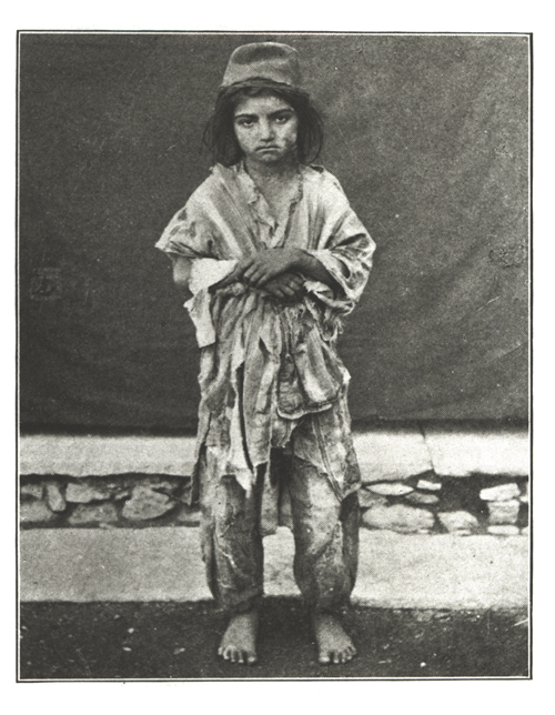 Armenisches Flüchtlingsmädchen in Wan, Frühjahr 1915 - (Ref-Nr. img029)