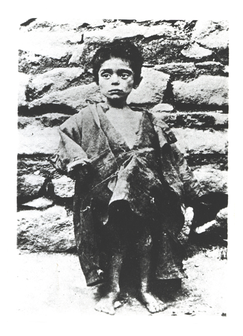 Armenischer Junge, der ein Massaker überlebte - (Ref-Nr. img068)