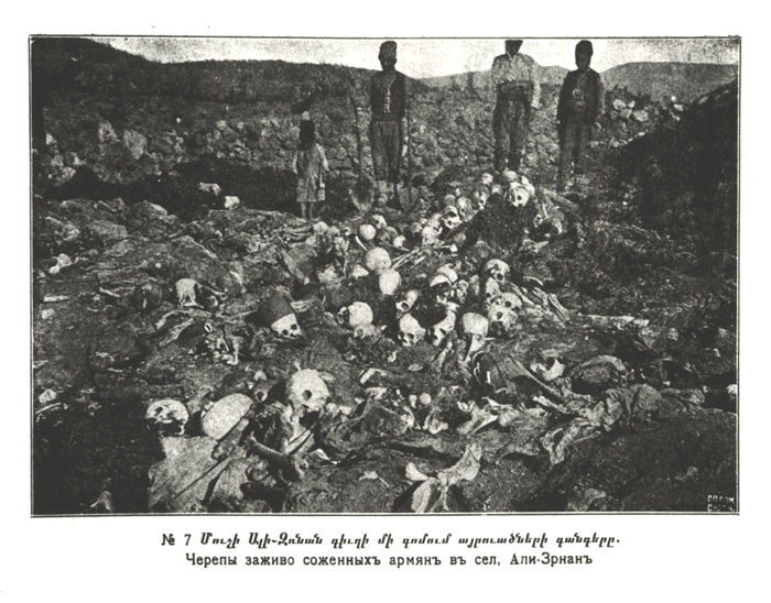 Schädel von lebendig verbrannten Armeniern - (Ref-Nr. img085)